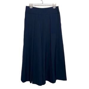 Eliza J Women’s Navy Blue Cropped Palazzo Pants size 8